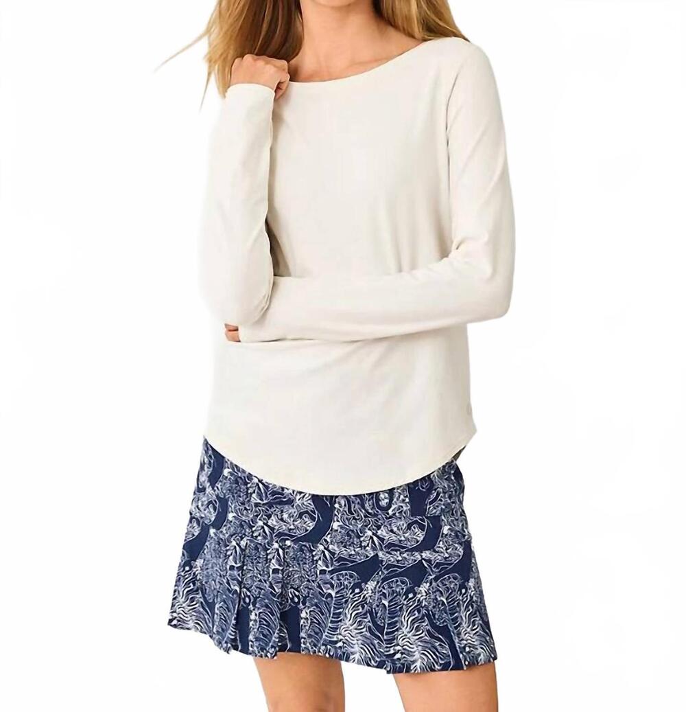 NEW LILLY PULITZER affirmation luxletic pullover top in coconut